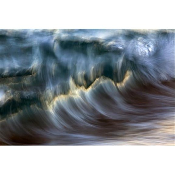 Ocean Wave Blurred by Motion - Hawaii United States of America Poster Print by Vince Cavataio, 38 x 24 - Large