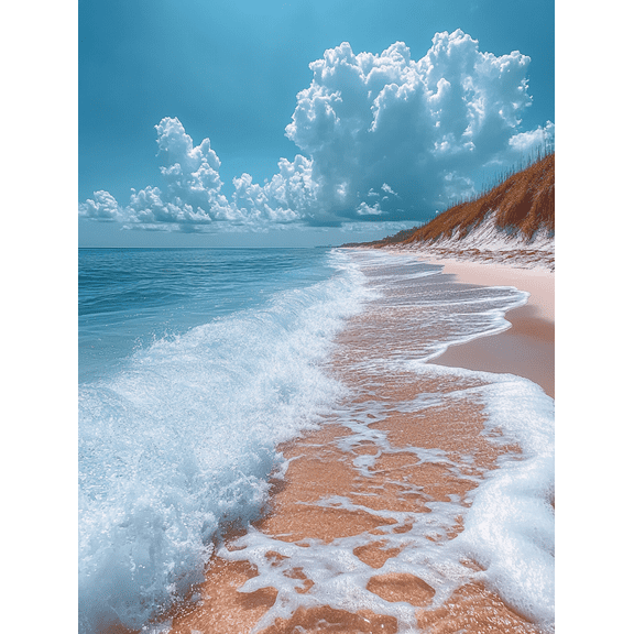 Ocean Wave Canvas Print/Beach DecorSuitable for Living RoomBedroomBathroomOfficeHotel