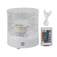 thumbnail image 1 of Ocean Wave Crystal Table Lamp with Remote Control Acrylic and ABS Color Changing 4 Mode USB Type C 16 Color Crystal Table Lamp, 1 of 5