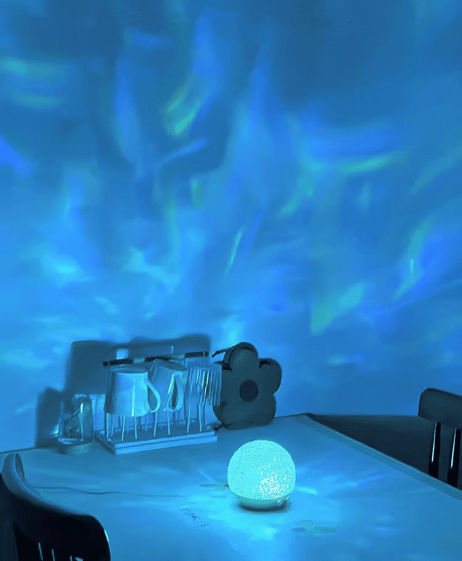 Ocean Wave Projector, 8 Lighting Modes, Light Show Remote Control Moon