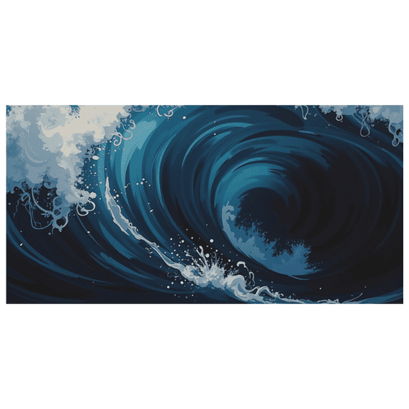 Ocean Wave Themed Background Backdrop Banner Party Decorations Photography Props Summer Beach Event Decor Background for Celebrations