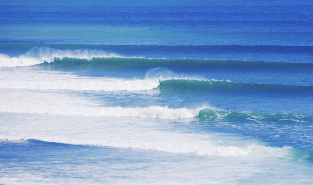 Ocean Waves Canvas Art - Design Pics Vibe Design Pics (36 x 20)