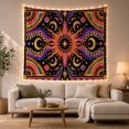 thumbnail image 1 of Ocean Waves Cosmic with Core Radiating Sunburst Sharp, Mystical Fantasy for Space Lovers, Galaxy Room Decor, Graduation Gift, Tapestry Wall Hanging for Bedroom and Dorm, 1 of 7