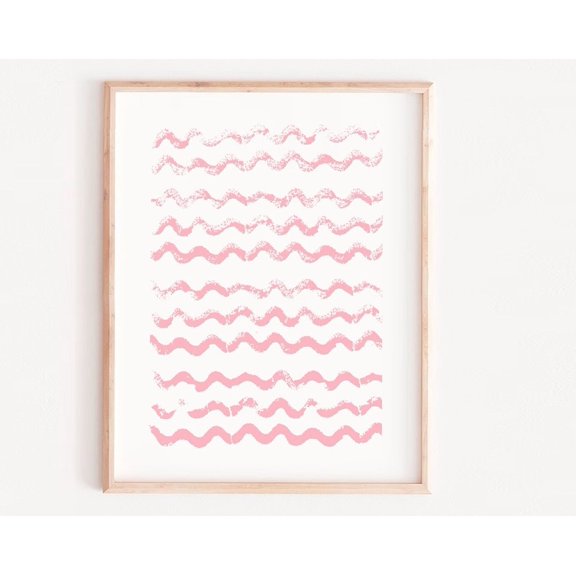 Ocean Waves Print, Kids Modern Art, Watercolor Print, Wave Print, Trending Now, Wave Art, Ocean Print, Kids Wall Art, Modern Wall Decor, 24x36 UNFRAMED