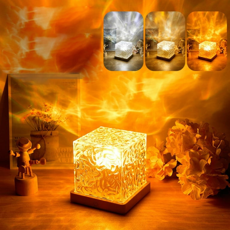 Ocean Waves Projector Light 16 Colors Midnight Aura Lamp