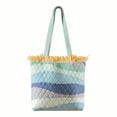 thumbnail image 1 of Ocean Waves Ruffle Tote, 1 of 2