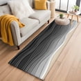 thumbnail image 1 of Ocean Waves Washable Runner Rugs 2'x6', Abstract Spray Beach Low Pile Throw Entryway Rug Non-Slip Sturdy Edge Binding Carpet for Indoor Bedside Entrance Bedside, 1 of 9