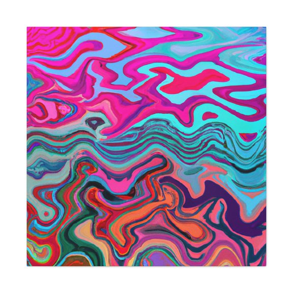 Ocean Waves in Fauve - Canvas
