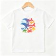 thumbnail image 1 of Ocean Whales Sea Life Aquatic Boys Graphic Tees Kids T-Shirt 100% Cotton Short Sleeve Tops Ages 4-13Y, 1 of 5