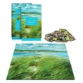 thumbnail image 1 of Ocean Whispers Pink Sky Puzzle 1000 Piece Rectangular Puzzle Tube Gift Jigsaw Puzzle, 1 of 7