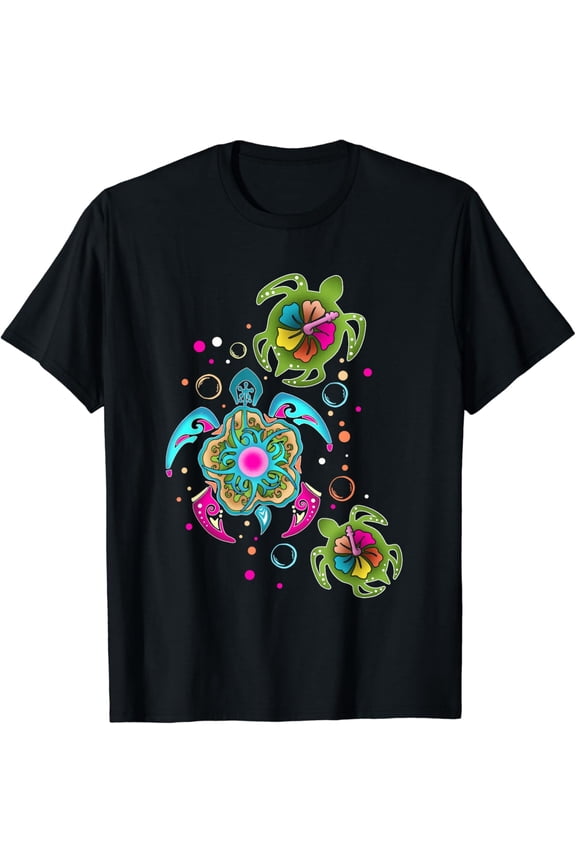 Ocean Wildlife Conservation Tropical Sea Turtles T-Shirt