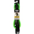 thumbnail image 1 of Ocean and Earth Molded Longboard Regular Knee Leash 9' Lime, 1 of 1