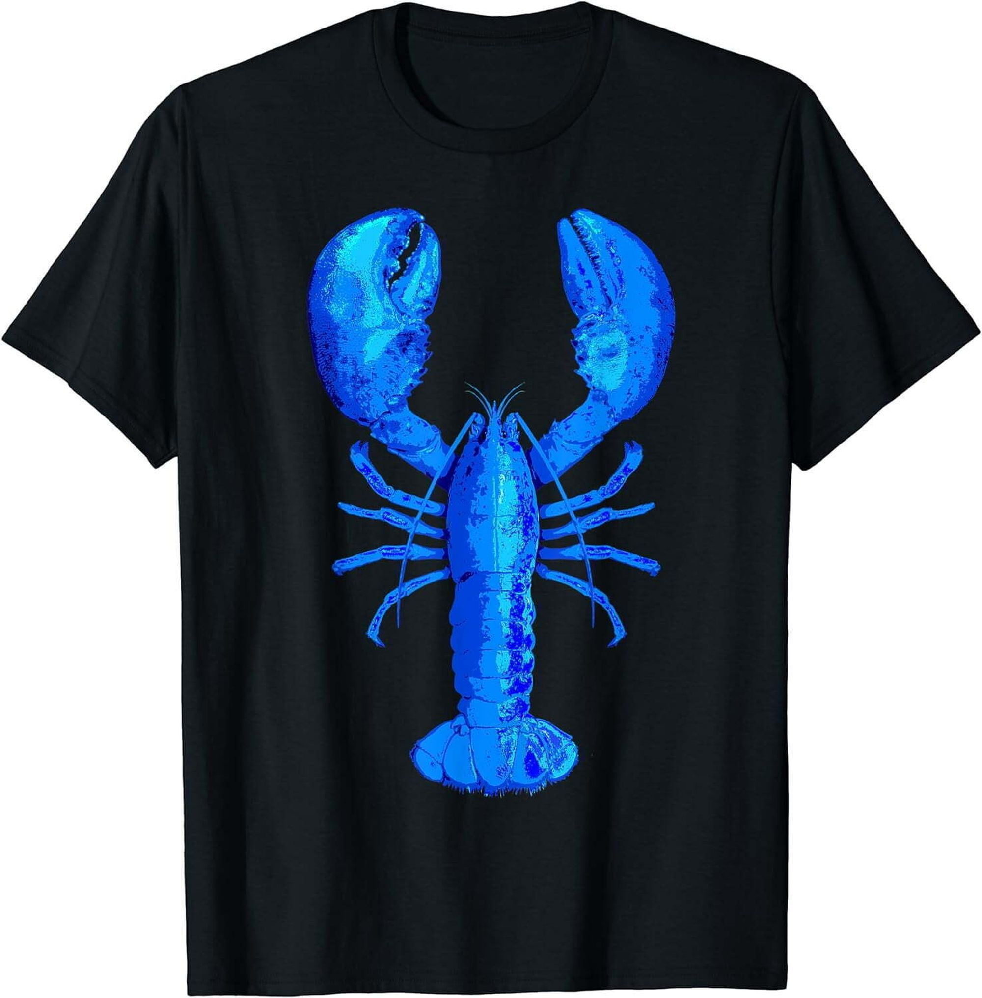 Oceaninspired Blue Lobster Graphic Tee for a Stylish and Unique Look