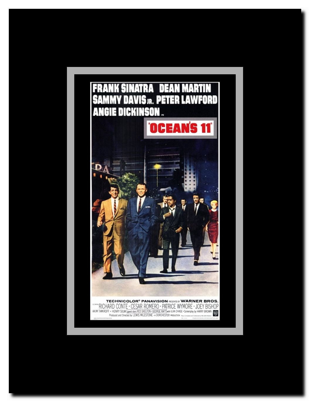 Ocean's 11 Framed Movie Poster