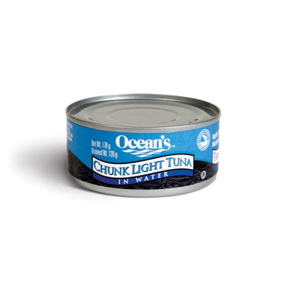 Ocean's Chunk Light Tuna in Water, 170g/6 oz