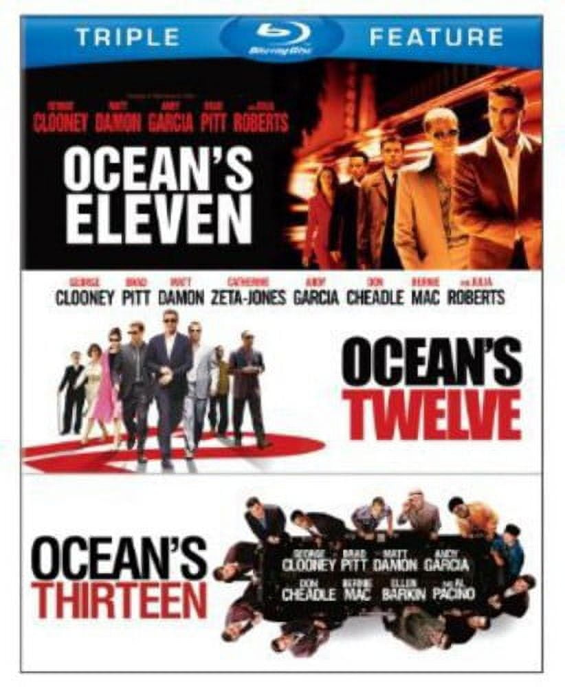 Warner Home Video: Ocean's Eleven (2001), Twelve, Thirteen Blu-ray