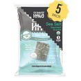 thumbnail image 1 of Ocean's Halo, 5pk Seaweed Snack, Healthy, Sea Salt, Vegan Keto Nori Crispy Chips, 1 of 8