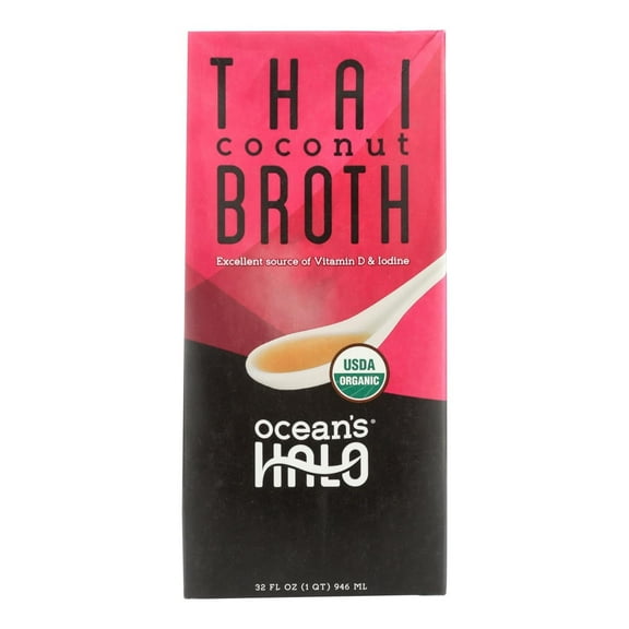 Ocean's Halo Broth Thai Coconut - Case of 6 - 32 FZ