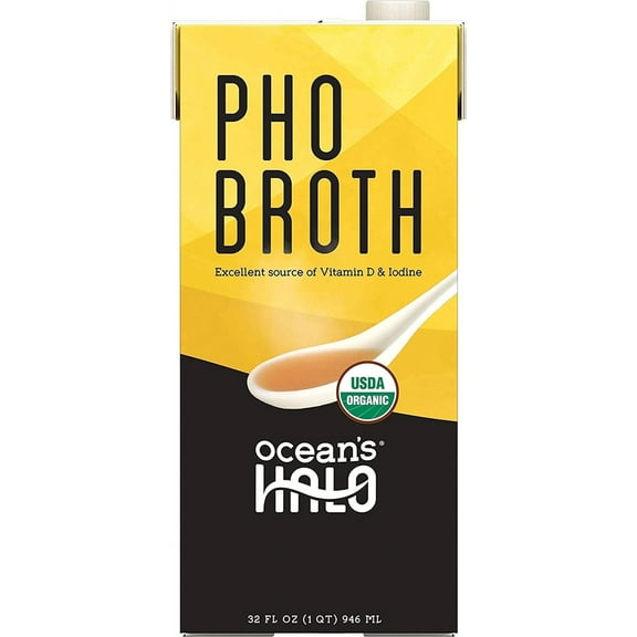 Ocean's Halo Organic Broth Pho - 32 fl oz Pack of 4