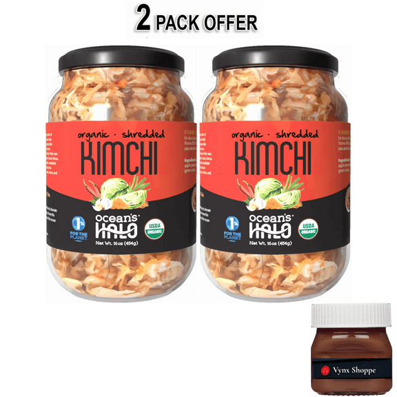 Ocean's Halo Organic Kimchi, Shelf Stable, 16 oz Jar