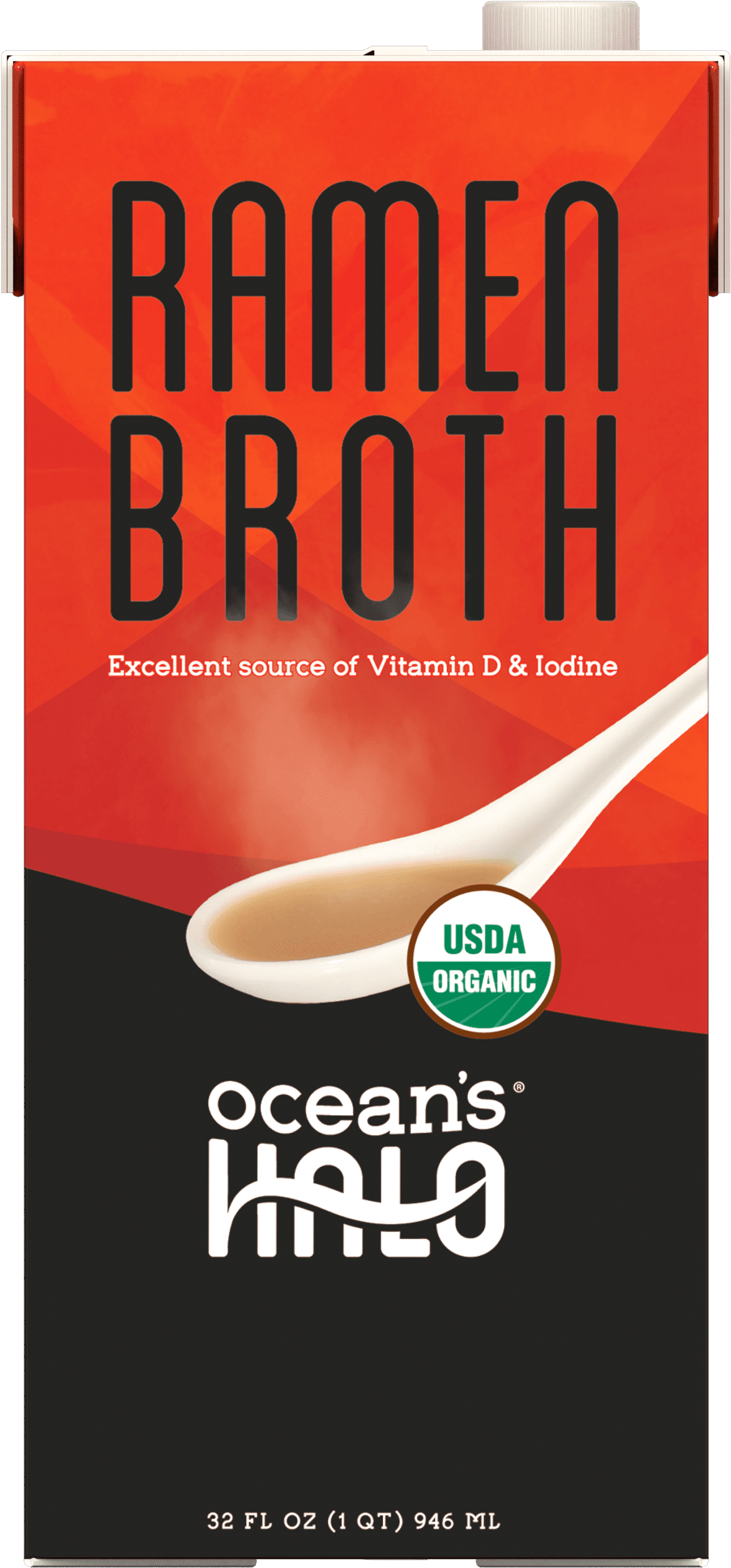 Ocean’s Halo Organic And Vegan Ramen Broth, 2 Pack, 32 Oz. Per Unit