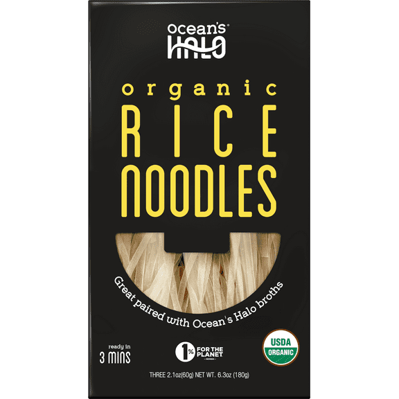 Ocean's Halo, Organic and Vegan Rice Noodles, 6.3 oz.