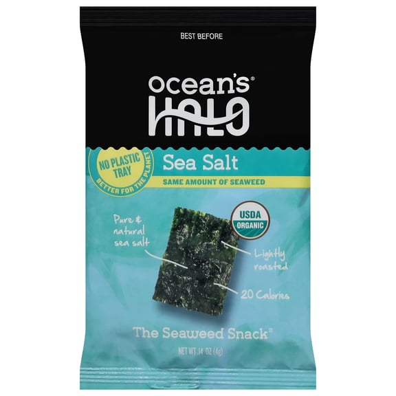 Ocean's Halo - Seawd Og2 S/salt Snack - CS of 20-.14 OZ
