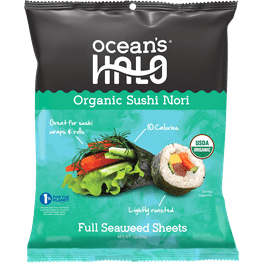 Apple - nori Organic Yaki sushi nori (50 full sheets), 125g, Vegan