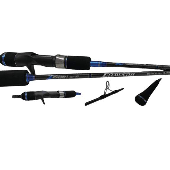 Ocean's Legacy Elementus - Slow Pitch - ESSJ-B672M Spiral 6'7" PE 3 MAX, 100-400G