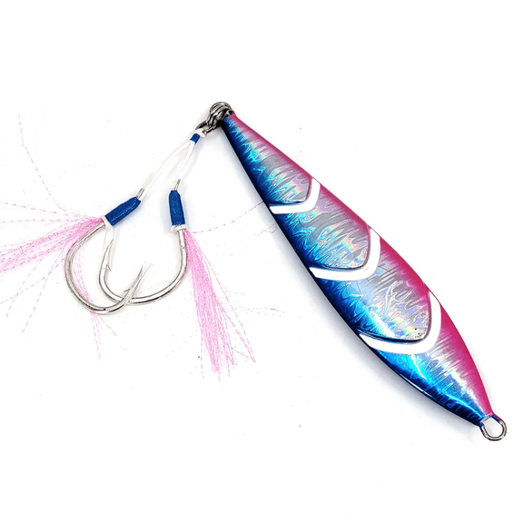 Ocean's Legacy Hybrid Contact Jig 90G Colour #6 Rigged, Sardine