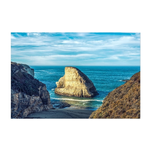 Ocean's Sentinel - Davenport California Photography Coast Seascape Ocean Beach Scenic Nature Landscape Unframed Wall Art Print 20 x 30 inches