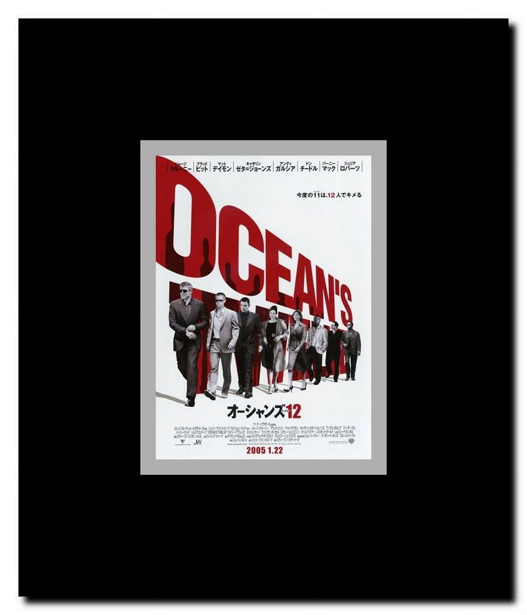 Ocean's Twelve (Japanese Style) Framed Movie Poster