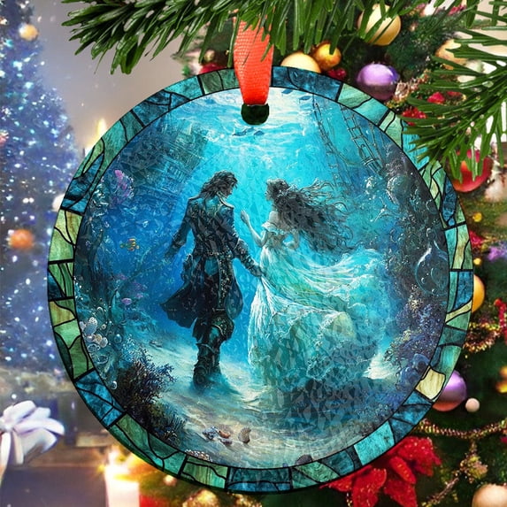 Ocean2 Ceramic Christmas Ornament, Holiday Gift and Tree Decor ...