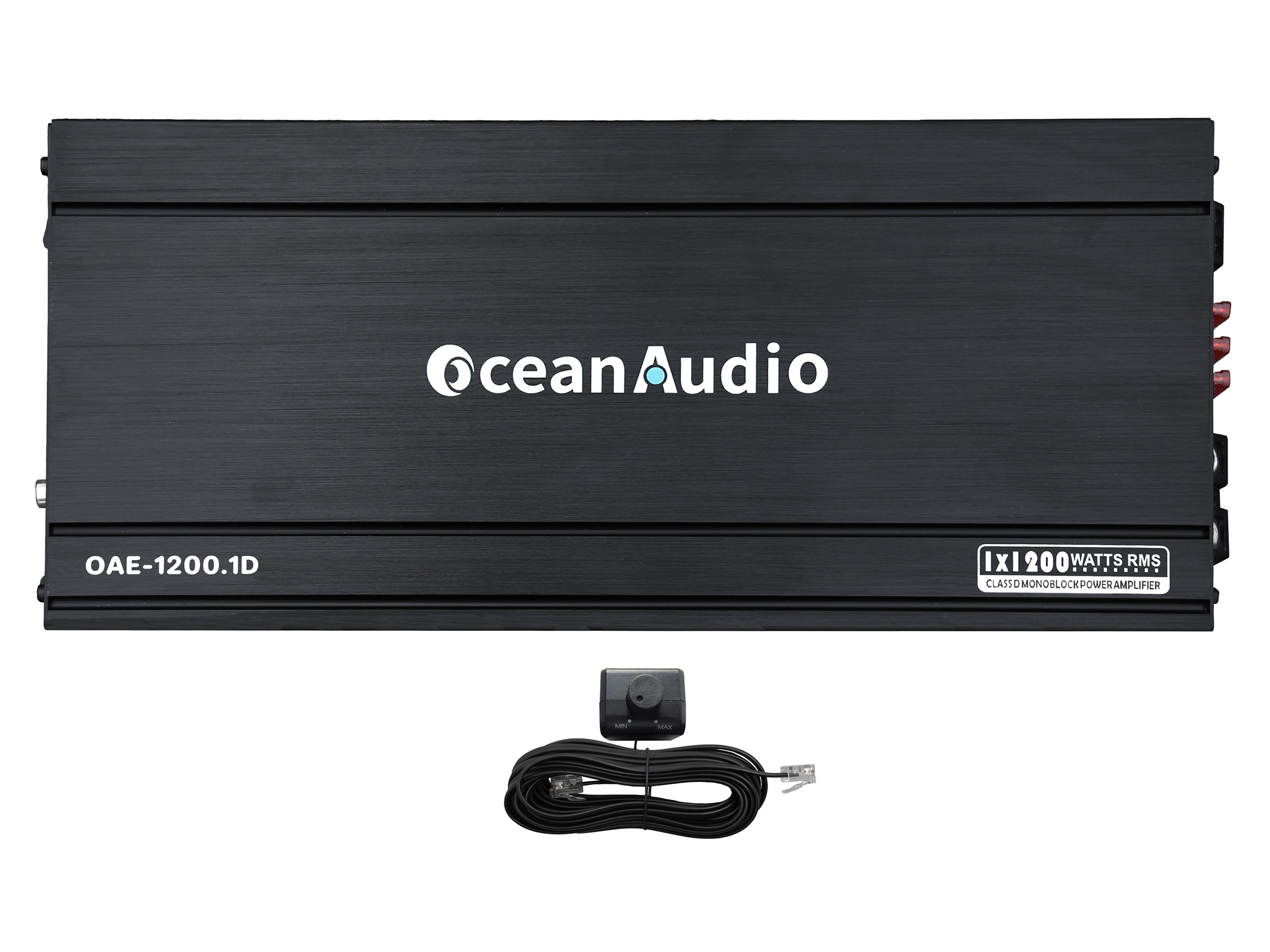 OceanAudio OAE-1200.1D Class D Monoblock Power Vehicle Audio Amplifier, Max 2400W Black