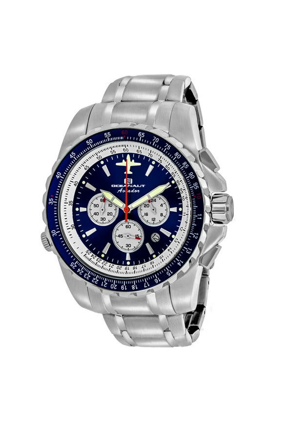 Men's Aviador Pilot Blue Dial Watch - OC0113