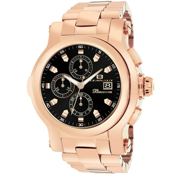 Oceanaut Men's Baccara XL Black Dial Watch - OC0827