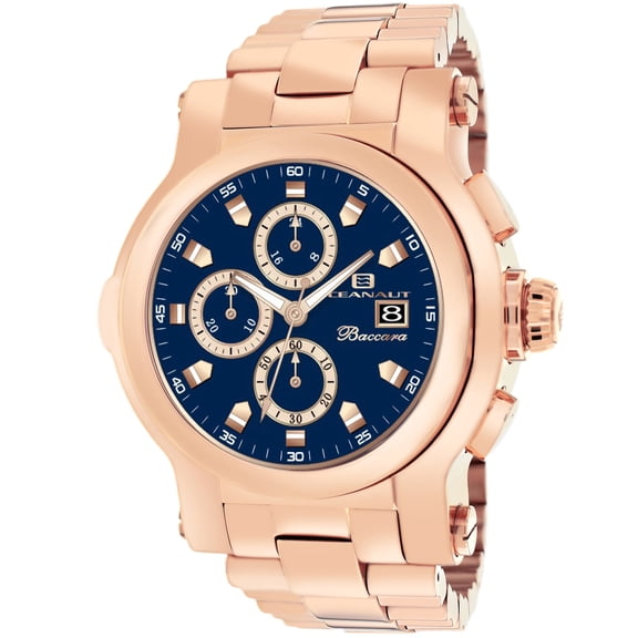 Oceanaut Men's Baccara XL Watch Quartz Mineral Crystal OC0826