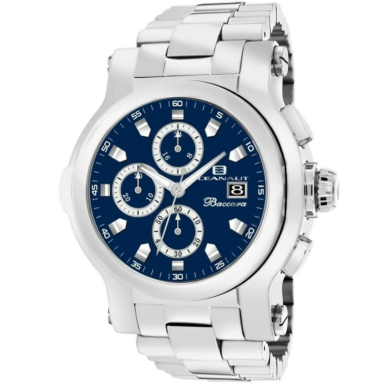 Oceanaut Mens Baccara XL Navy blue Dial Watch