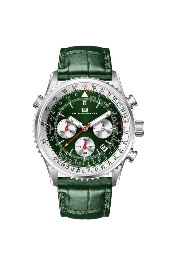 Men's Flight Green Dial Watch - OC0128