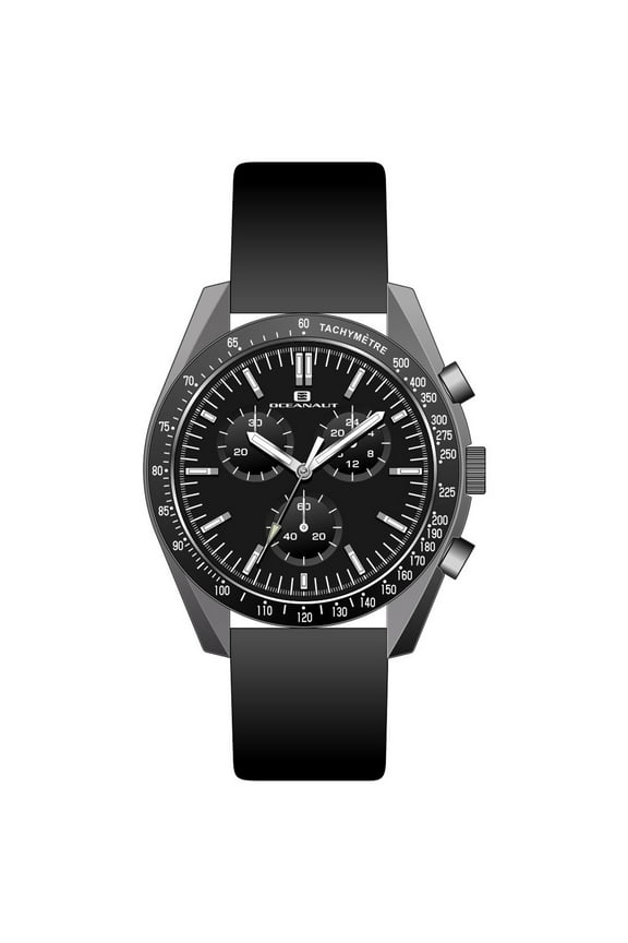 Men's Orbit Black Dial Watch - OC7580