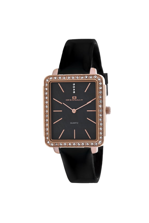 Women's Adorn Black Dial Watch - OC0275