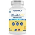 Oceanblue Omega3 2100 120 ct Triple Strength Burpless Fish Oil Supplement with HighPotency