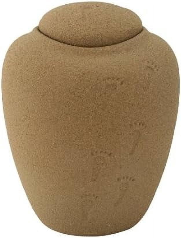 Journey Biodegradable Cremation Urn - Blue Blossom, For Water Burial, Eco-Friendly Adult Urn