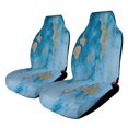 thumbnail image 1 of Oceanic Gold Map Print Set of 2 Car Seat Covers Seat for Carseats Front Seat Auto Car Interior Accessories Universal 2 Piece, 1 of 6