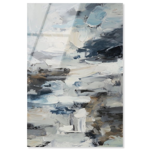 Oceanic Opacity II Acrylic Print Modern Wall Decor by Art Remedy, Ready to Hang, 10 x 15