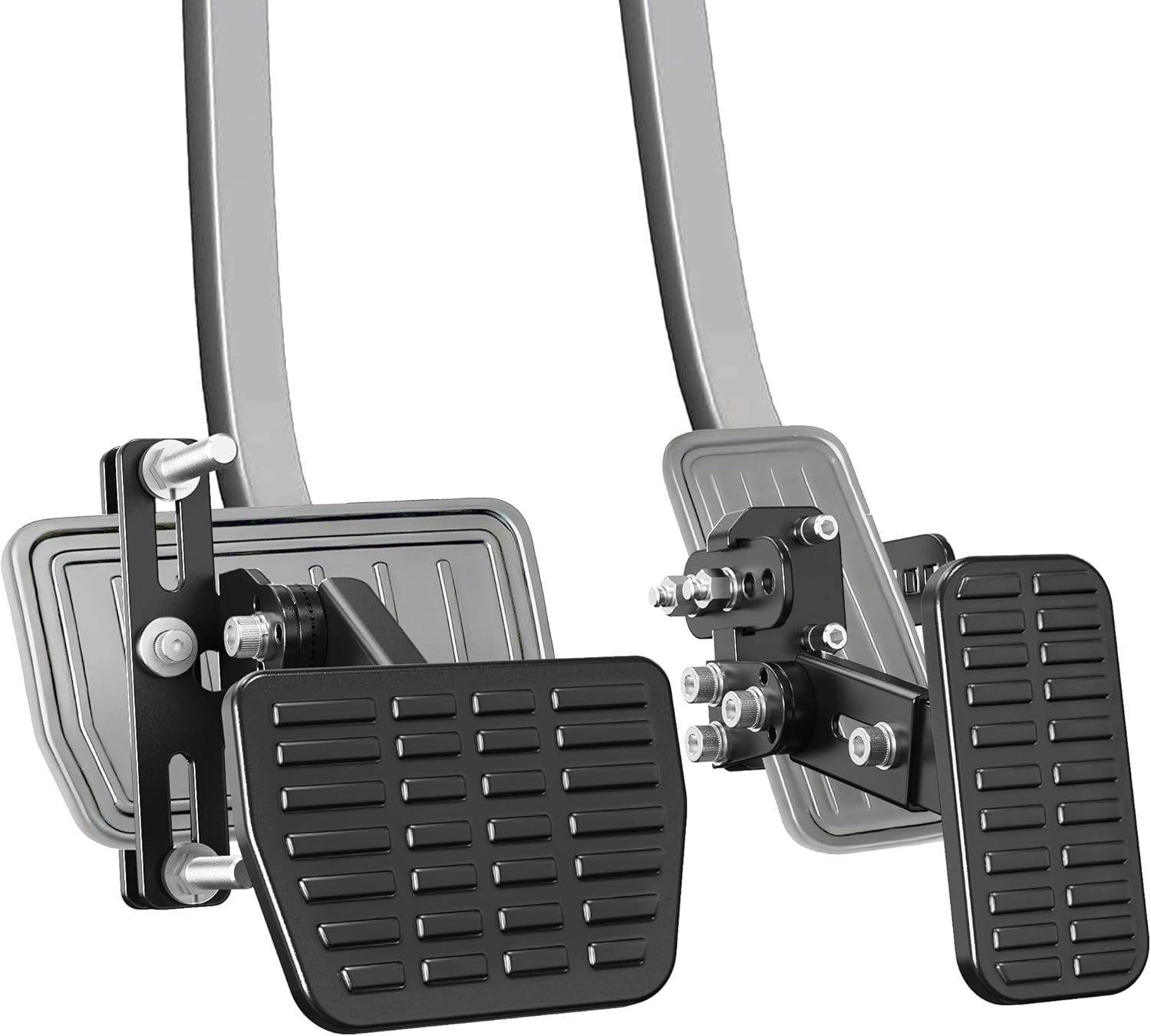 OceanicEcho Gas & Brake Pedal Extenders for Cars, Adjustable Length & Angle Accelerator and Brake Pedal Extensions, Universal Automotive Interior Accessory