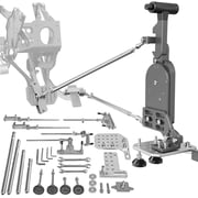 OceanicEcho Permanent Handicap Driving Hand Controls   Push/Pull Pedal Assist Device, CNC-Machined Hand Control for Disabled Drivers, Fits Most Vehicles