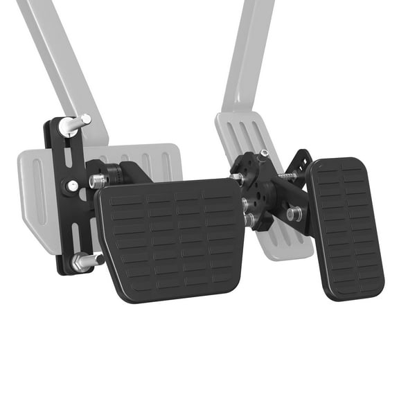 OceanicEcho Updated Gas and Brake Pedal Extenders for Short Drivers People Driving Cars Adjustable Length and Angle, Black