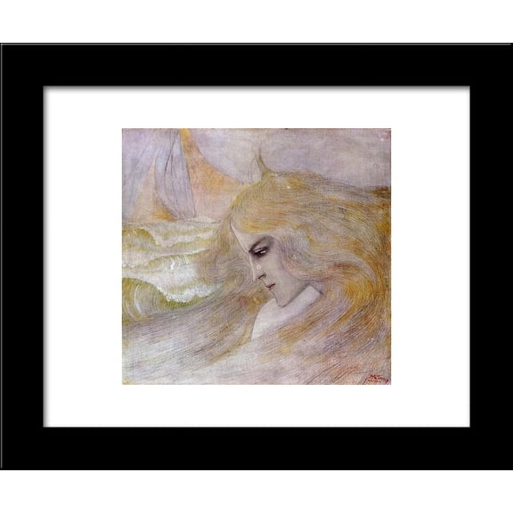Oceanide 20x24 Framed Art Print by Jan Toorop