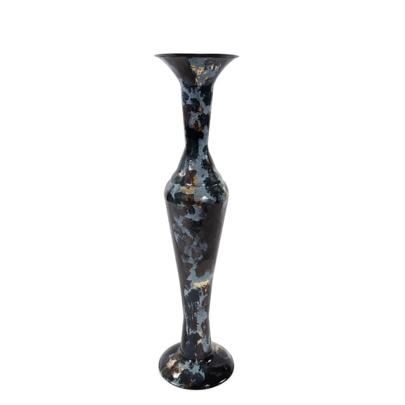 Oceanique Flared Iron Vase- Tall